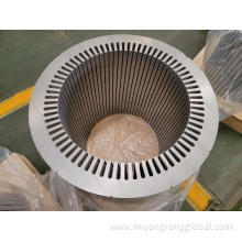 High voltage motor stator lamination